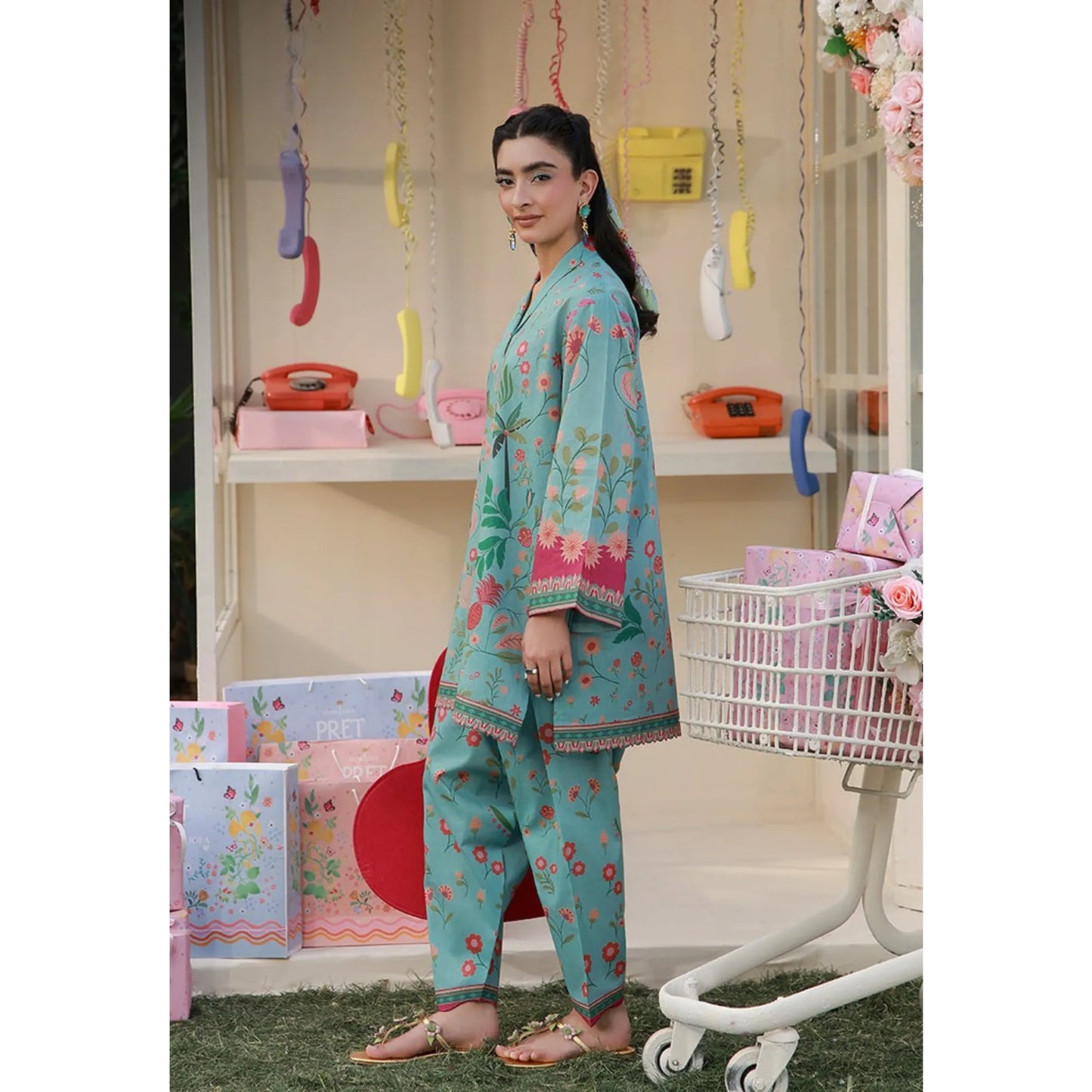 UAS-01 printed Pret by Asim jofa Printed Co Ord Set summer Collection Ready to Wear asian clothes