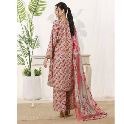USN-22 Embroidered Chikankari Lawn 3 Piece Summer Collection by saphron | Ready to Wear Pakistani Asian Eastern wear