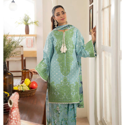 "Flora" Embroidered Lawn 3 Pc Collection | Karma Collection