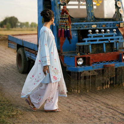 UCA-43 "HER" Collection Embroidered Cambric Cotton by Casuallite 3 Piece Suit for Women | Ready to Wear Pakistani Dress