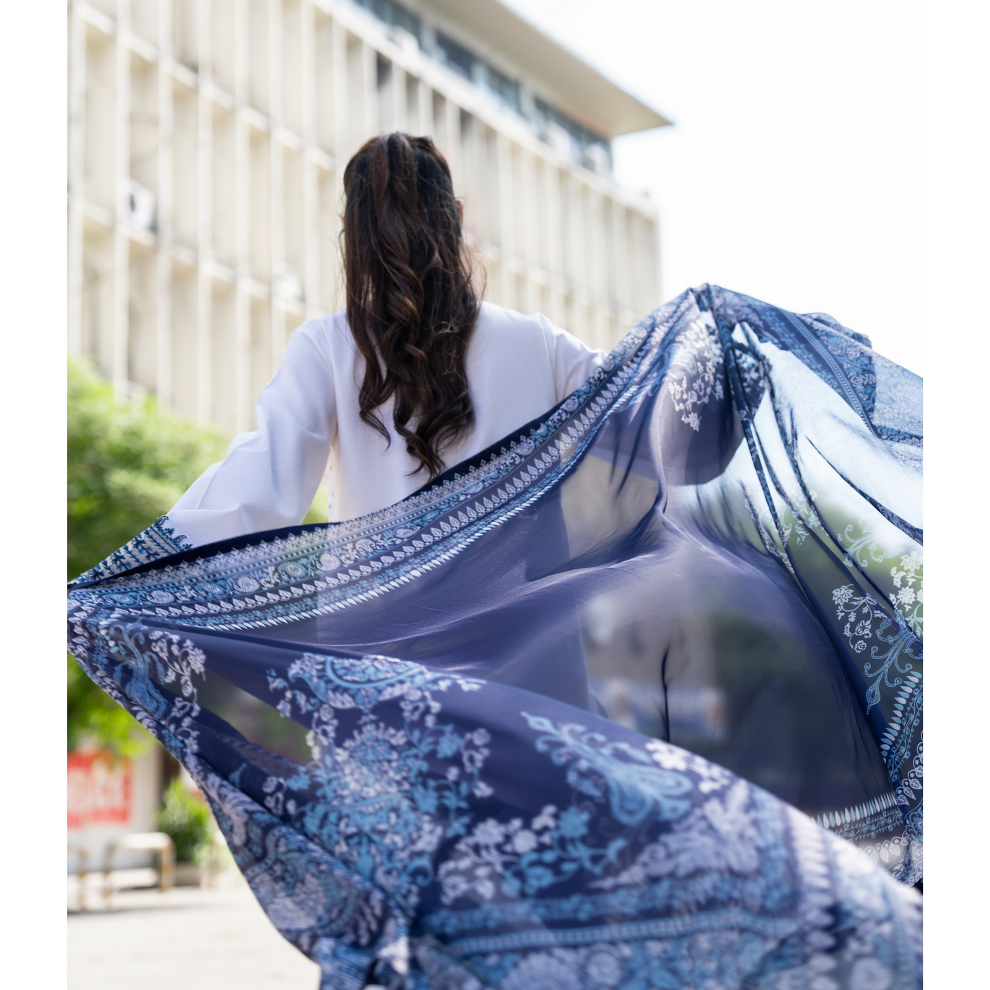 UCA-22 3 pc Summer Cotton Lawn Monochrome Collection | Ready to Wear | Casuallite