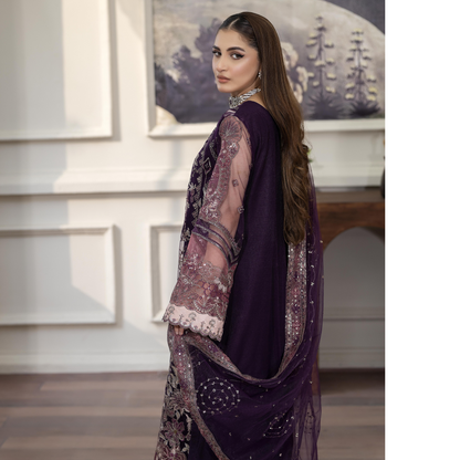 UTT-08 Luxury Festive Net Collection | Ready to Wear | Traditional Thread