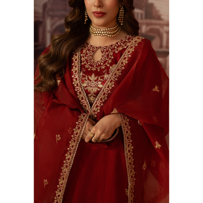 UA-170 Raw Silk Embroidered Festive Collection
