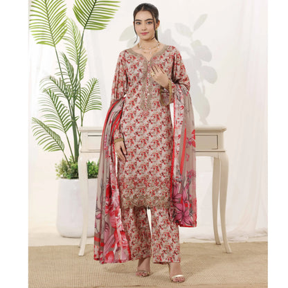 USN-22 Embroidered Chikankari Lawn 3 Piece Summer Collection by saphron | Ready to Wear Pakistani Asian Eastern wear