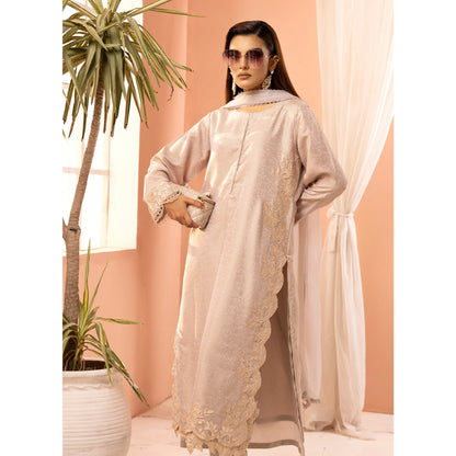 UMS-68 Florence Embroidered Visocse 3 pc Collection | Simrans
