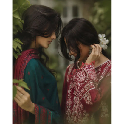 UCA-49 "Breath" Embroidered Cotton Lawn Collection | Casuallite