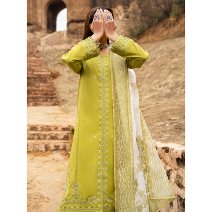 UCA-17 3 Pc Embroidered Lawn Ready to Wear Collection by Casuallite
