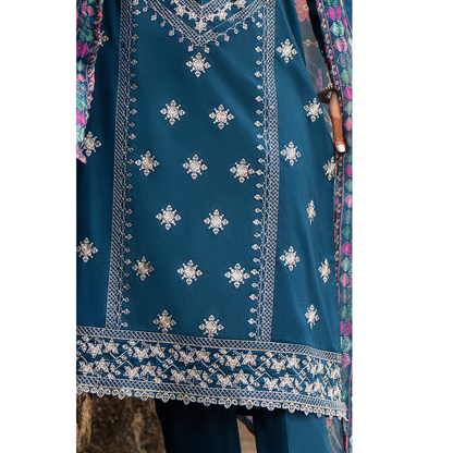 UCA-19 3 Pc Embroidered Cotton Lawn Ready to Wear Eid Collection by Casuallite