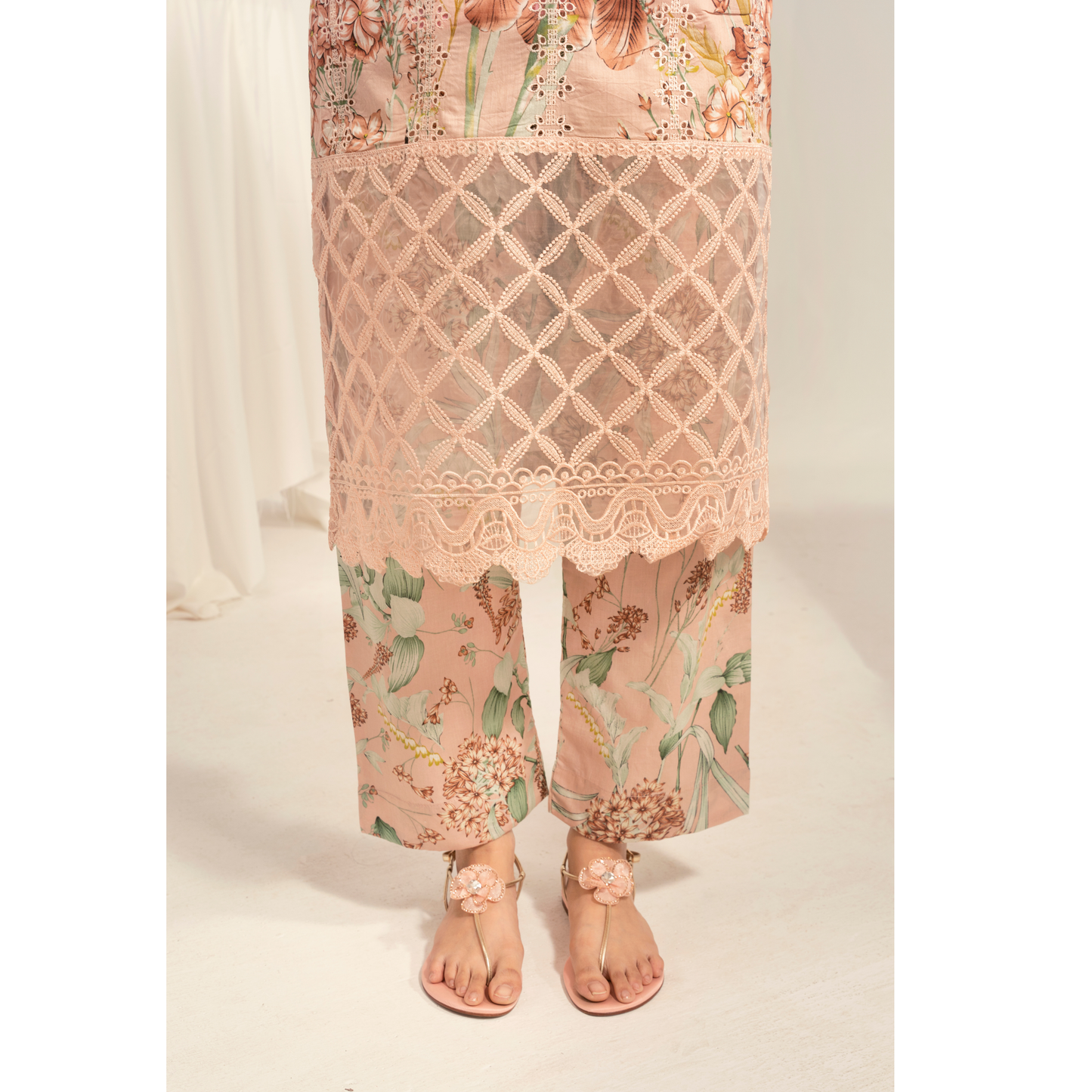 UA-94 3 Pc Embroidered Printed Summer Lawn | Ready to Wear | Umnaa