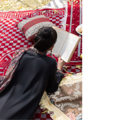 (Black) Embroidered Farshi shalwar Cotton 3 Pc Ready to Wear by Casuallite