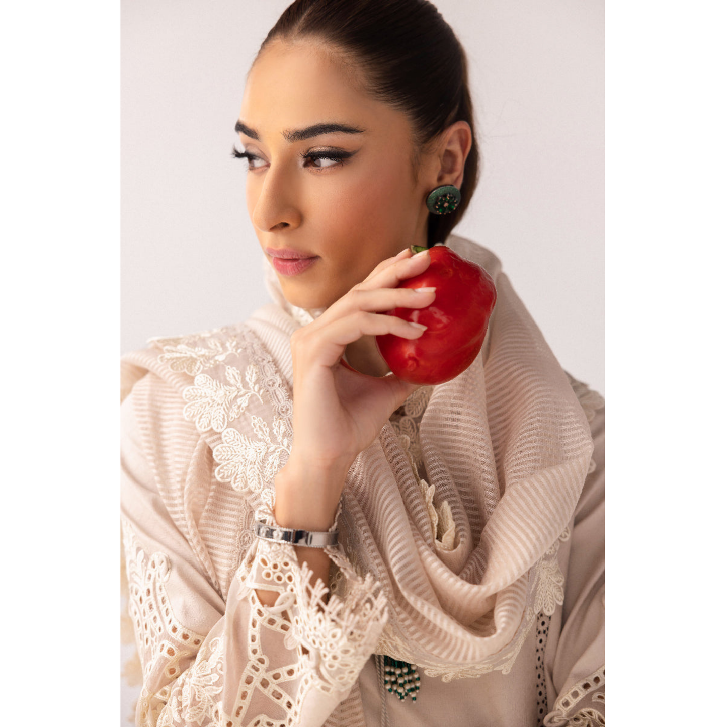 3 Pc Festive Embroidered Collection  | Ready to Wear | Qalamkar