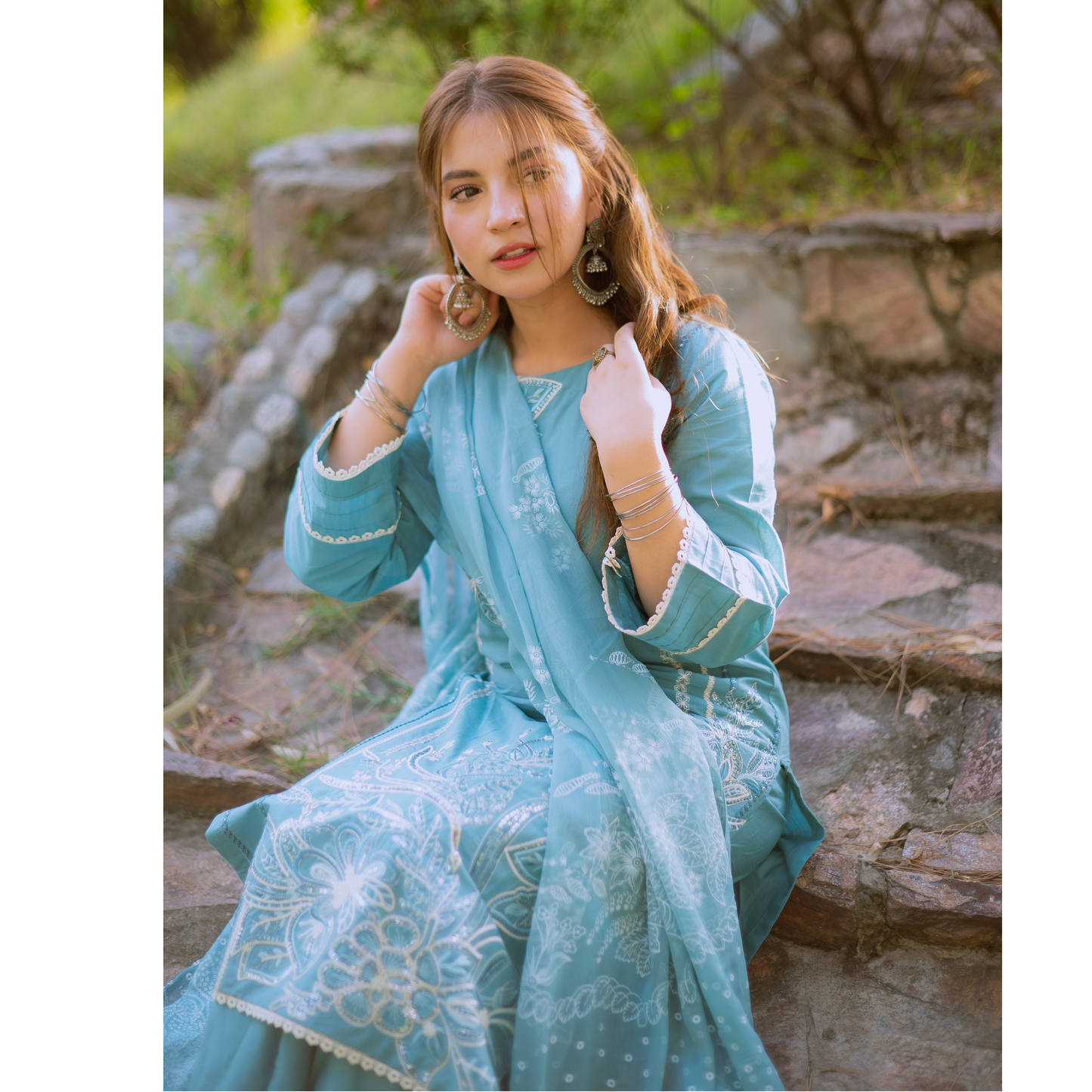 UA-120 Embroidered khaddar 3 Pc Collection | Ready to Wear | Umnaa