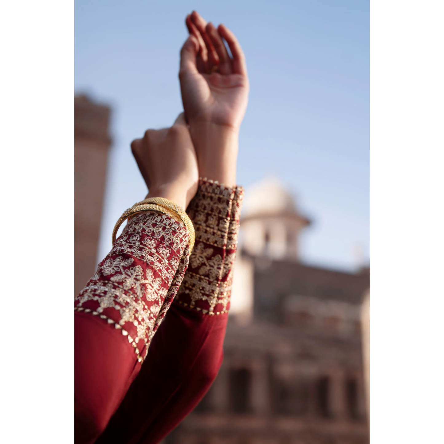 UCA-34 "ISHQIA" Festive Drop Embroidered Viscose Collection by Casuallite