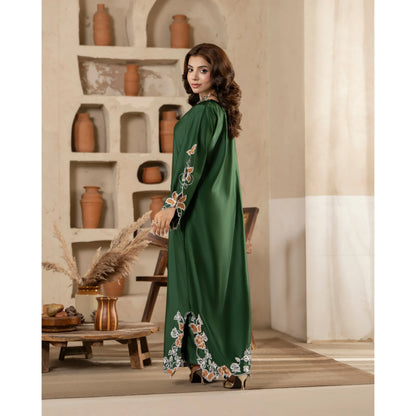 RA-39 Embroidered kaftan 2 Pc - Raniya.h