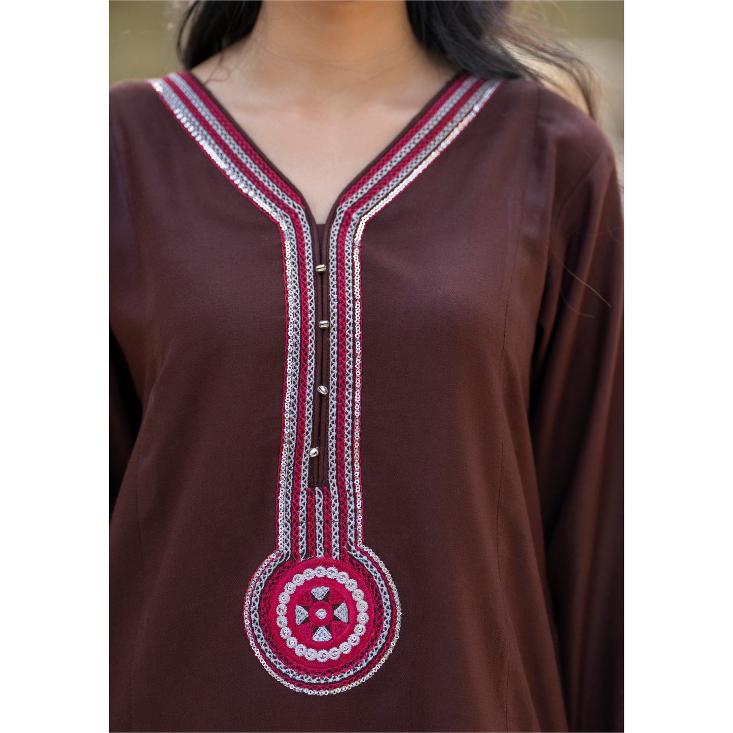 UZA-01 Rang e Elegance by Zaaria 2 Pc Embroidered Dhanak Co-Ords Set
