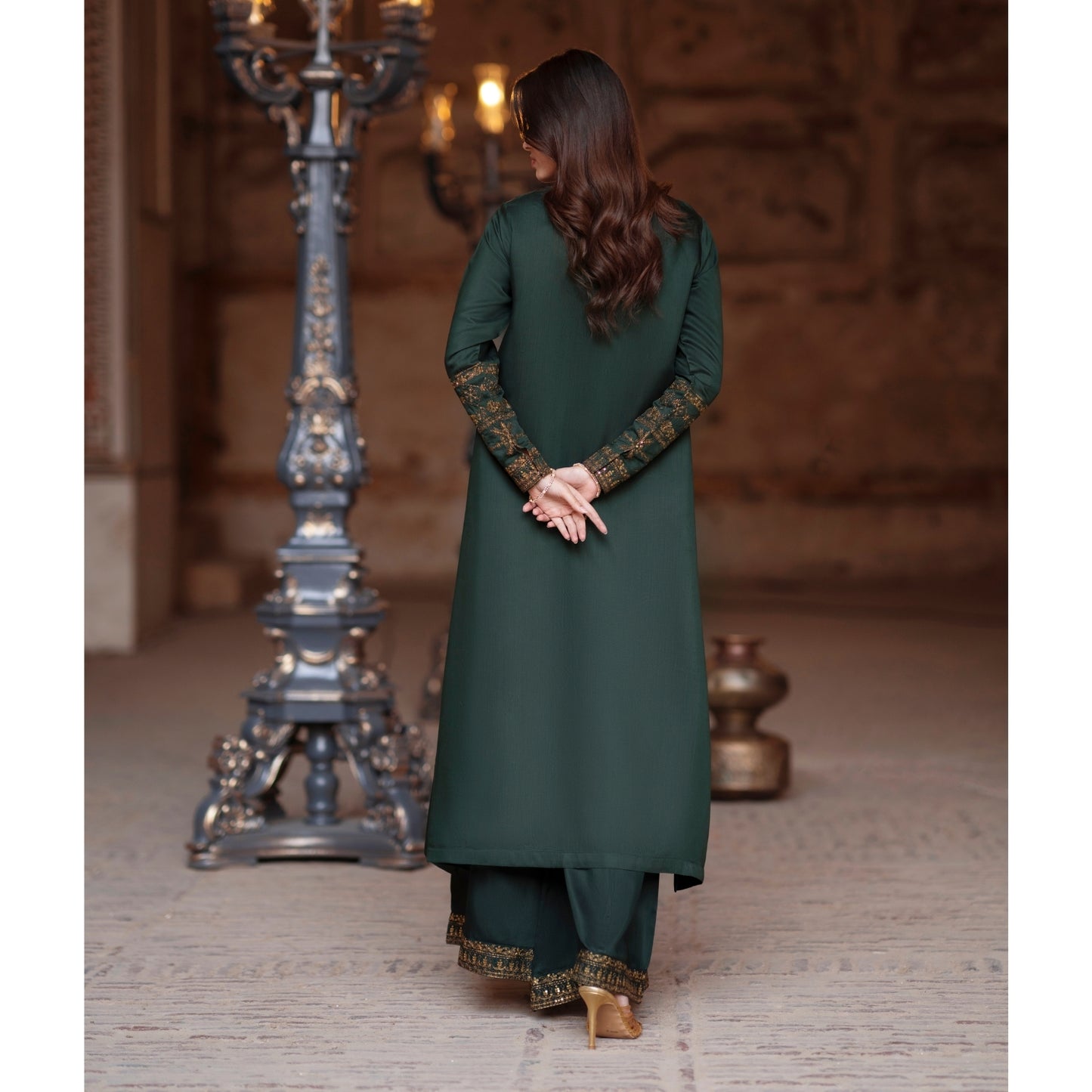 UCA-35 Darbar Festive Drop Embroidered Collection by Casuallite