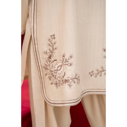 UA-257 Embroidered Cambric Cotton Co-Ord Set | Ready to Wear | Asian Clothes