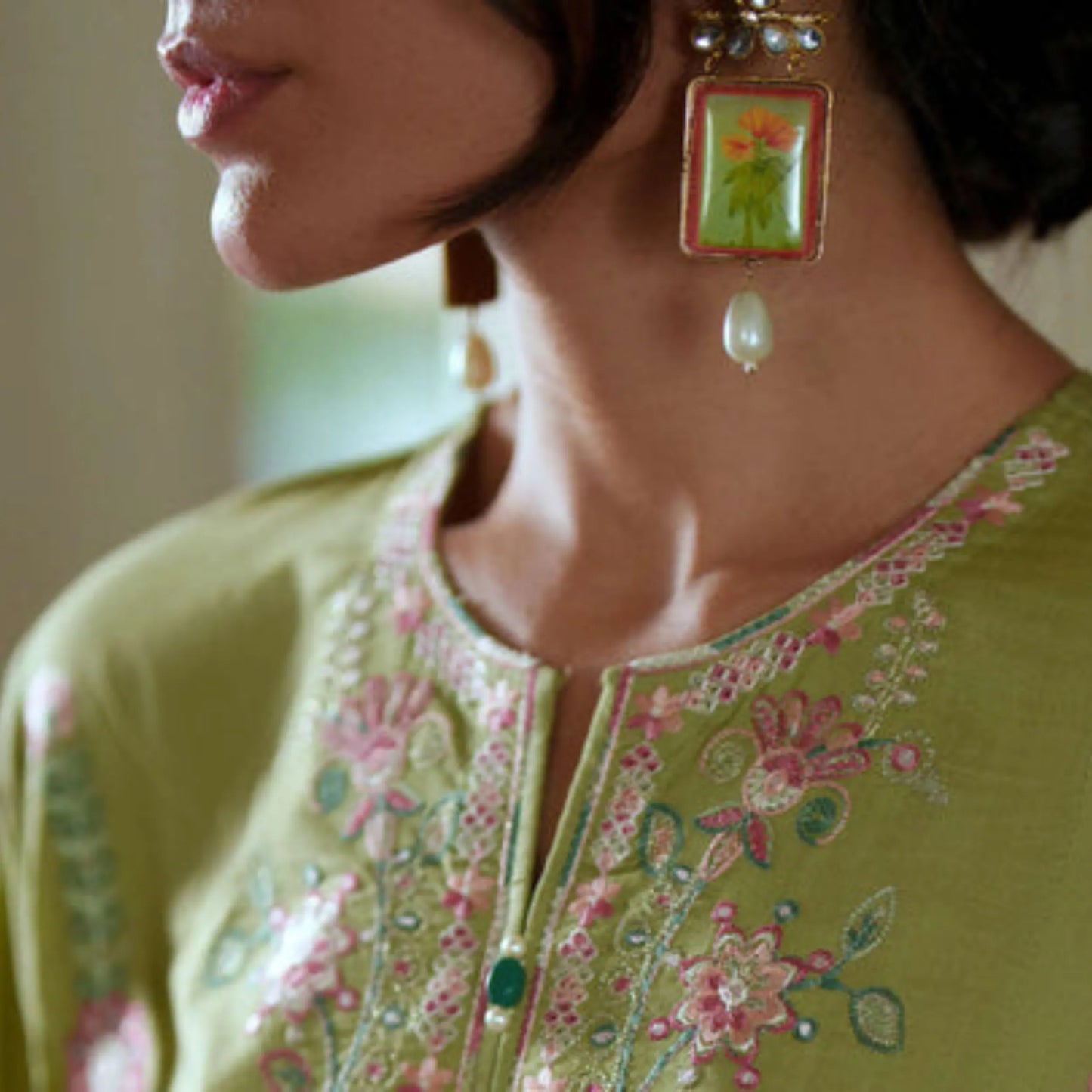 UCA-46 "Sakoon" Embroidered Cambric Cotton Pc Collection | Casuallite
