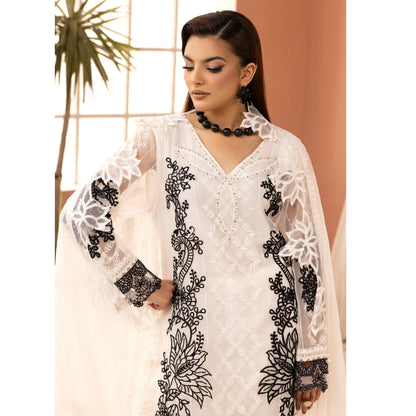 UMS-68 Florence Embroidered Visocse 3 pc Collection | Simrans