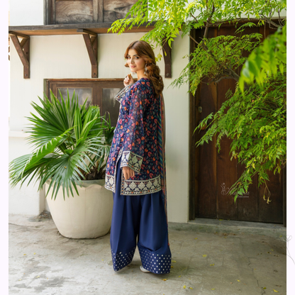 "Khumaar" Embroidered Georgette Collection by karma Collection Asian Wear Pakistani Dresses
