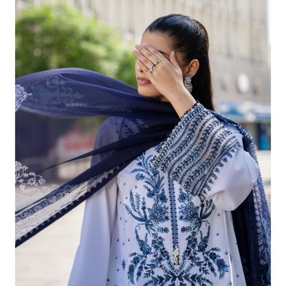 UCA-22 3 pc Summer Cotton Lawn Monochrome Collection | Ready to Wear | Casuallite