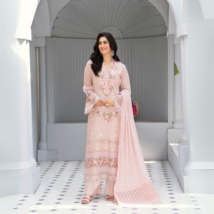 3 Piece Luxury Chiffon Ready to Wear Collection | karma Collection UMKC0902