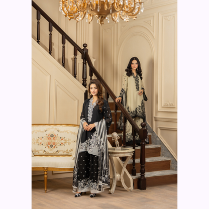 F-469 Embroidered Georgette Chiffon Collection by karma Collection