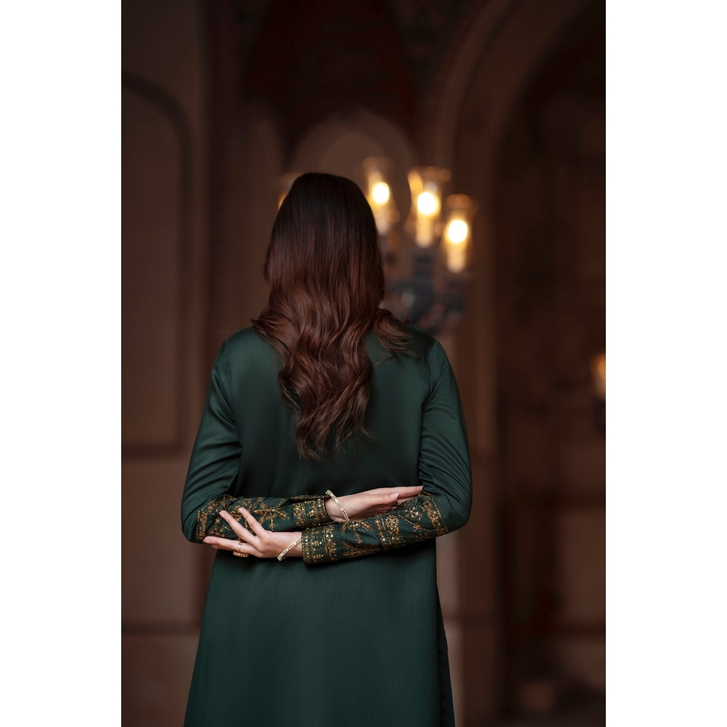 UCA-35 Darbar Festive Drop Embroidered Collection by Casuallite