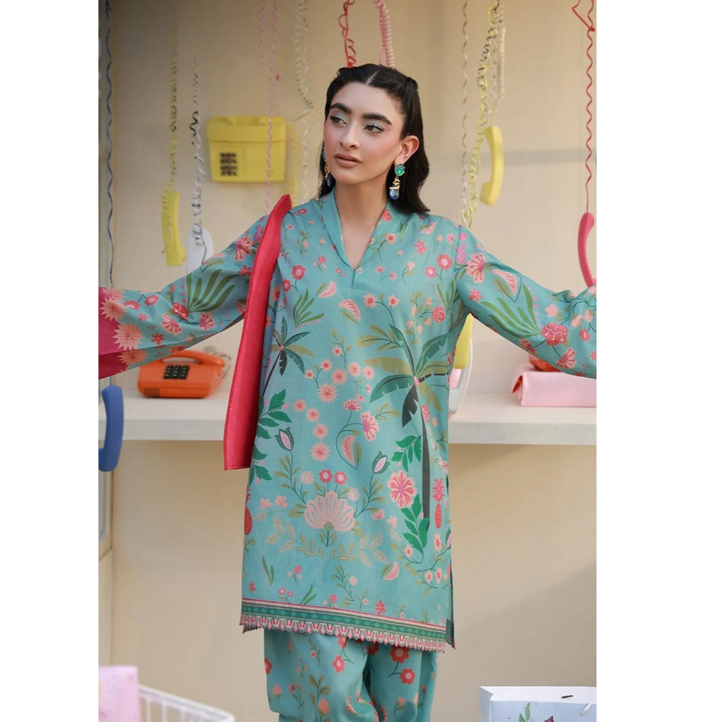 UAS-01 printed Pret by Asim jofa Printed Co Ord Set summer Collection Ready to Wear asian clothes