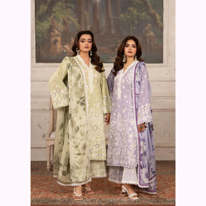 KC-1566 "Tabeer" Embroidered Festive Cambric Cotton Collection by Karma Collection