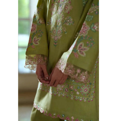 UCA-46 "Sakoon" Embroidered Cambric Cotton Pc Collection | Casuallite