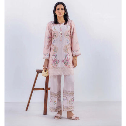 UAL-01 Chikankari Lawn Co-Ord Set | Adan's Libas