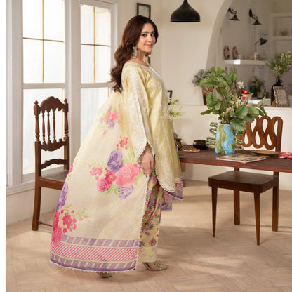 "Flora" Embroidered Lawn 3 Pc Collection | Karma Collection