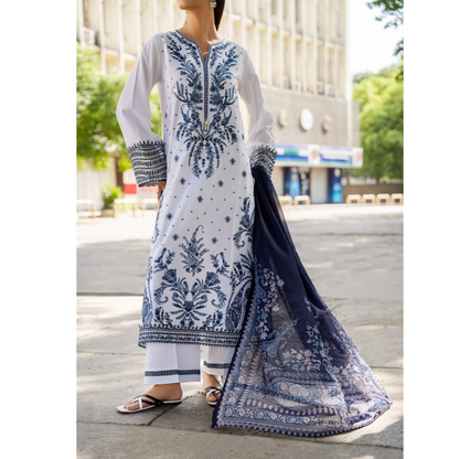 UCA-22 3 pc Summer Cotton Lawn Monochrome Collection | Ready to Wear | Casuallite