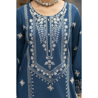 UCA-16 3 Pc Embroidered Cotton Lawn Ready to Wear Eid Collection by Casuallite