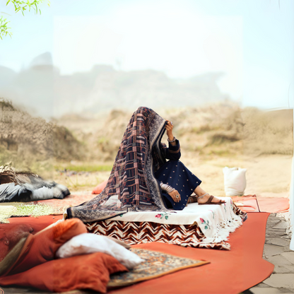 3 Pc Embroidered Khaddar Ready to Wear Collection by Casuallite | UMCAE0801