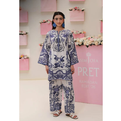 UAS-01 printed Pret by Asim jofa Printed Co Ord Set summer Collection Ready to Wear asian clothes
