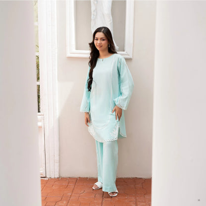 UA-243 Embroidered Lawn Summer Lawn Co-Ords Set by Umnaa