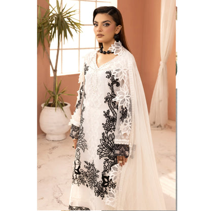 UMS-68 Florence Embroidered Visocse 3 pc Collection | Simrans