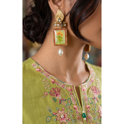UCA-46 "Sakoon" Embroidered Cambric Cotton Pc Collection | Casuallite