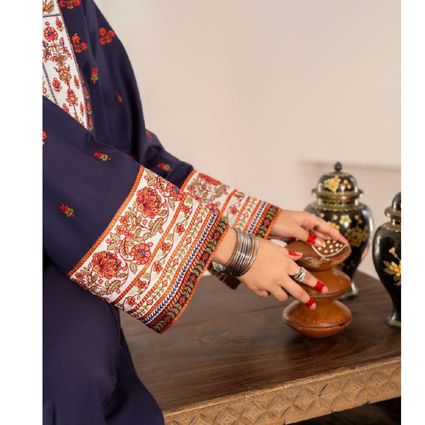 UCA-20 Luxury Cambric Cotton Farshi Shalwar Collection | Ready to Wear | Casuallite