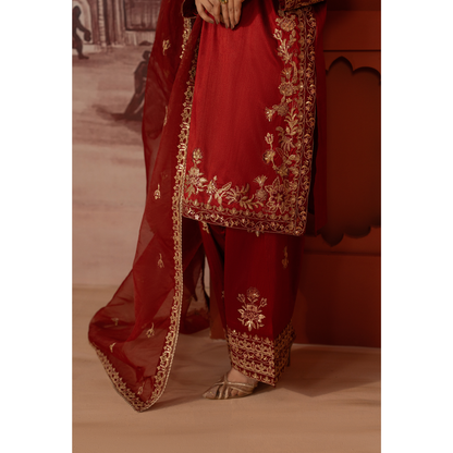 UA-170 Raw Silk Embroidered Festive Collection