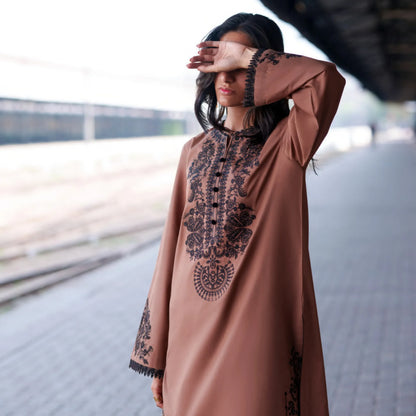 UCA-39 SafarNama Summer Embroidered Cotton Dress with Printed Silk Dupatta | Women’s Wear Pakistani Designer Outfit by Casuallite