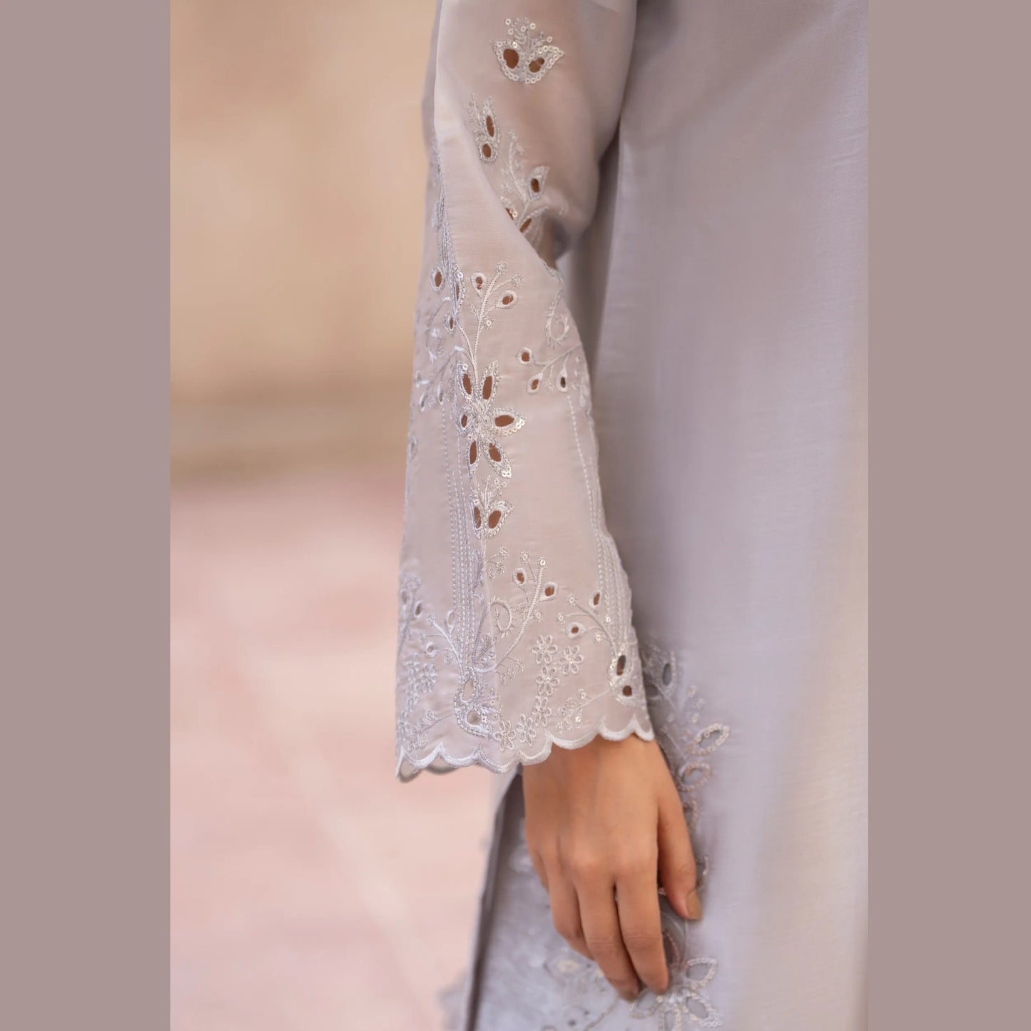 RA-36 Embroidered Sheesha Silk 3 Piece Suit | Premium Embroidered Silk Dress with Dupatta | Women's Party & Festive Wear
