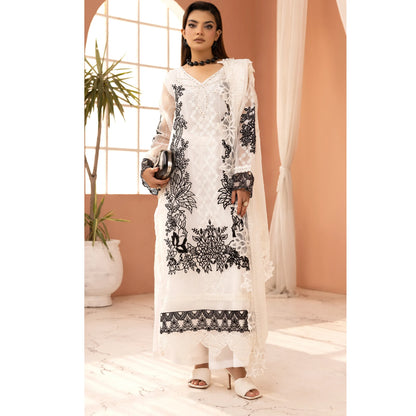 UMS-68 Florence Embroidered Visocse 3 pc Collection | Simrans