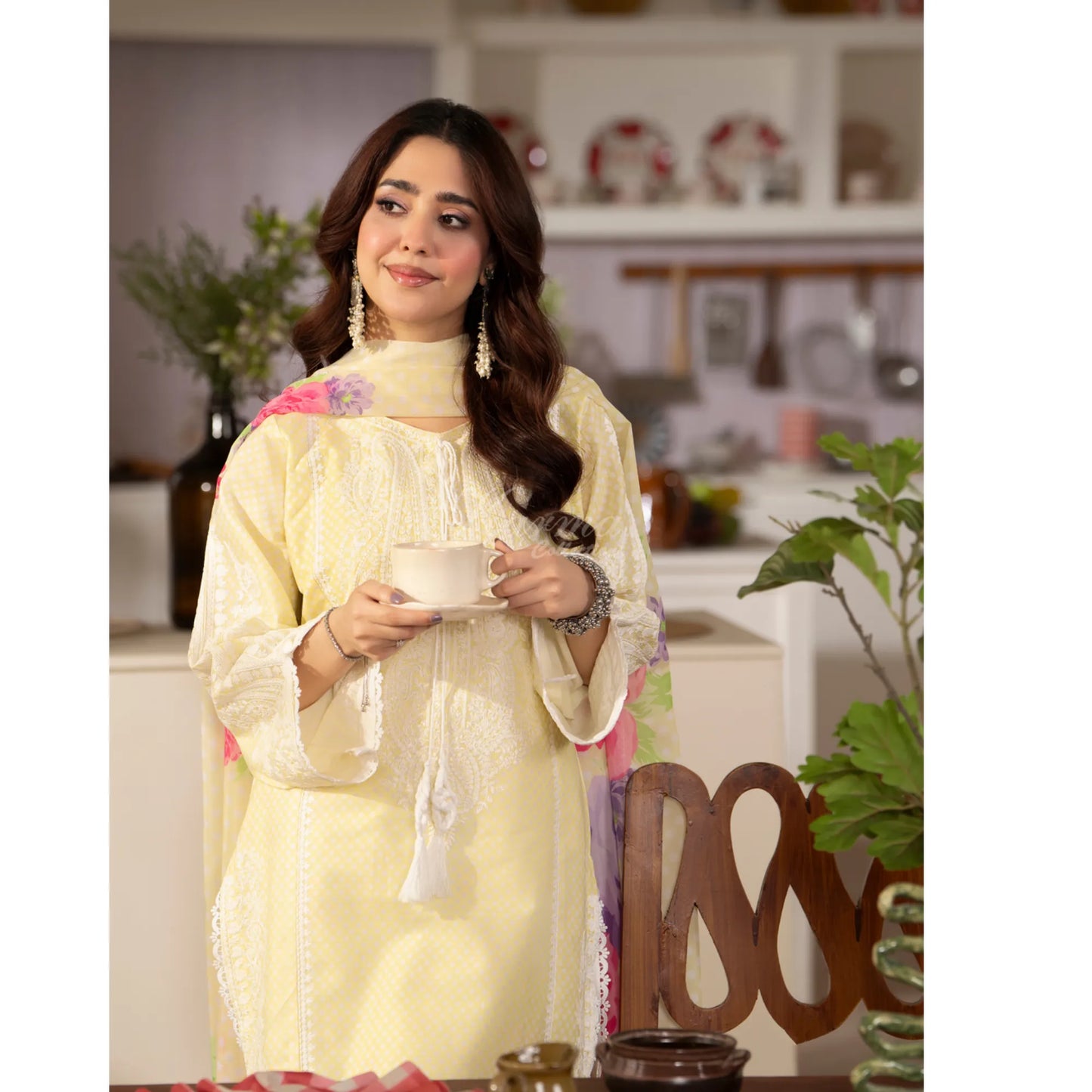"Flora" Embroidered Lawn 3 Pc Collection | Karma Collection