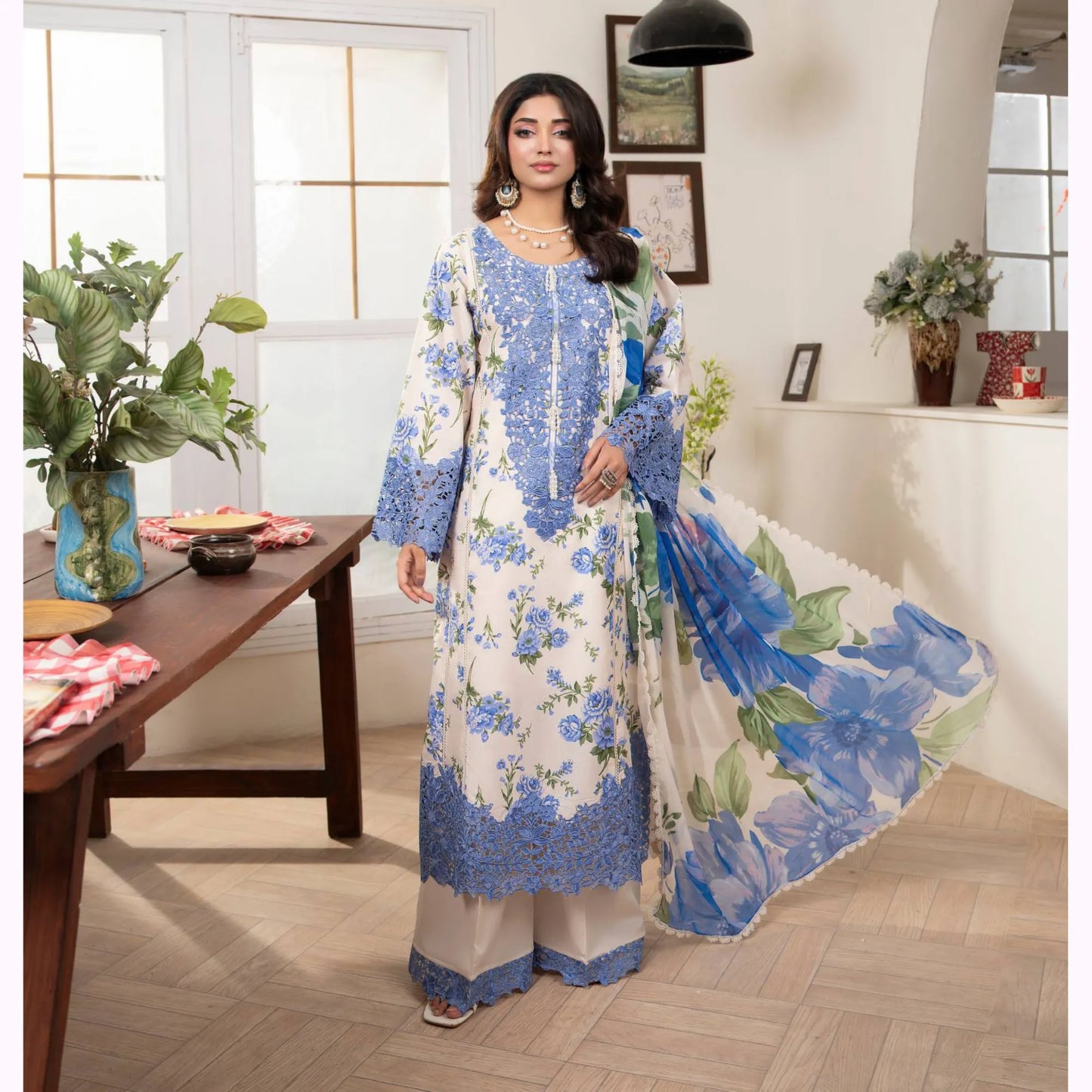 "Gulmahar" Embroidered Lawn Collection by karma Collection
