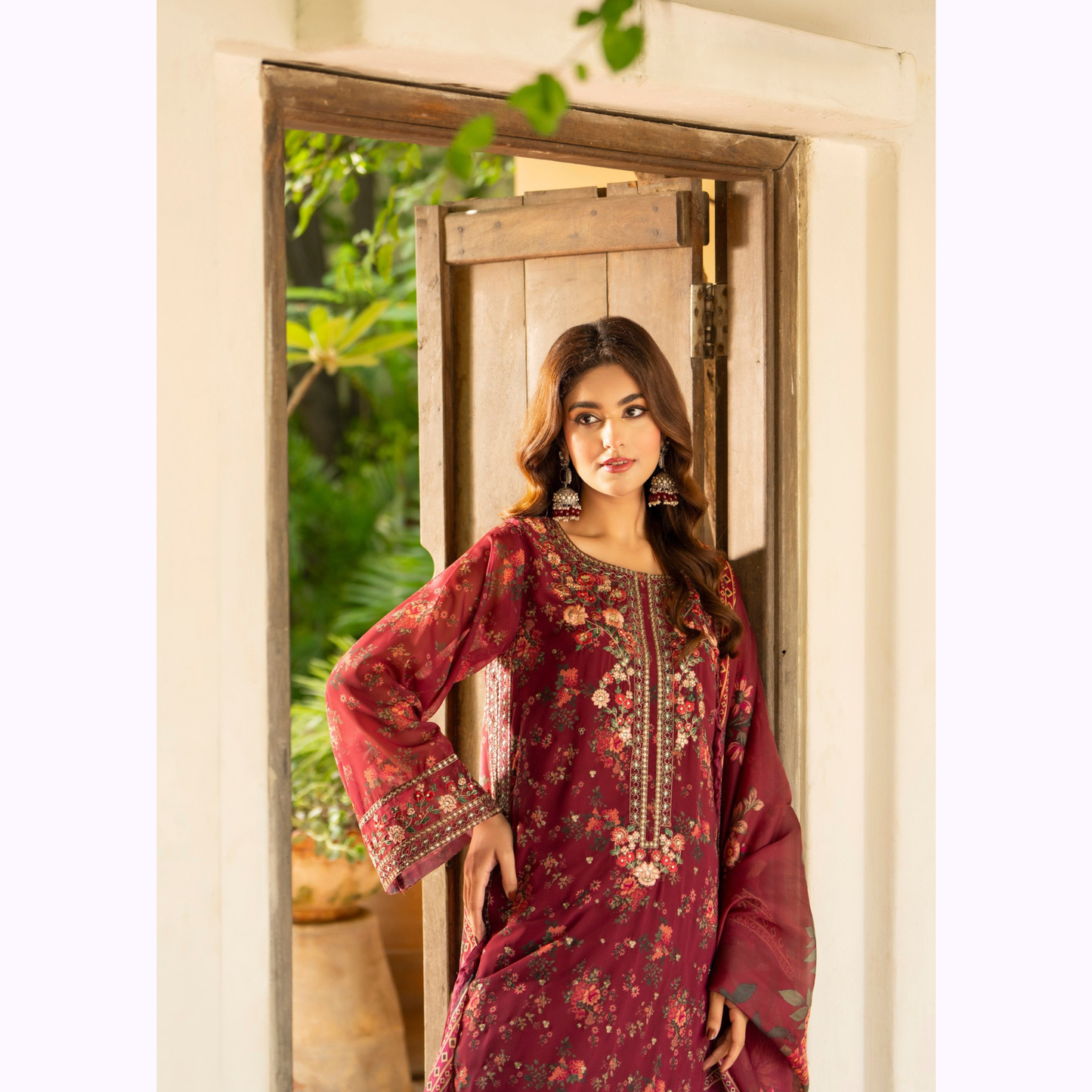 "Khumaar" Embroidered Georgette Collection by karma Collection Asian Wear Pakistani Dresses