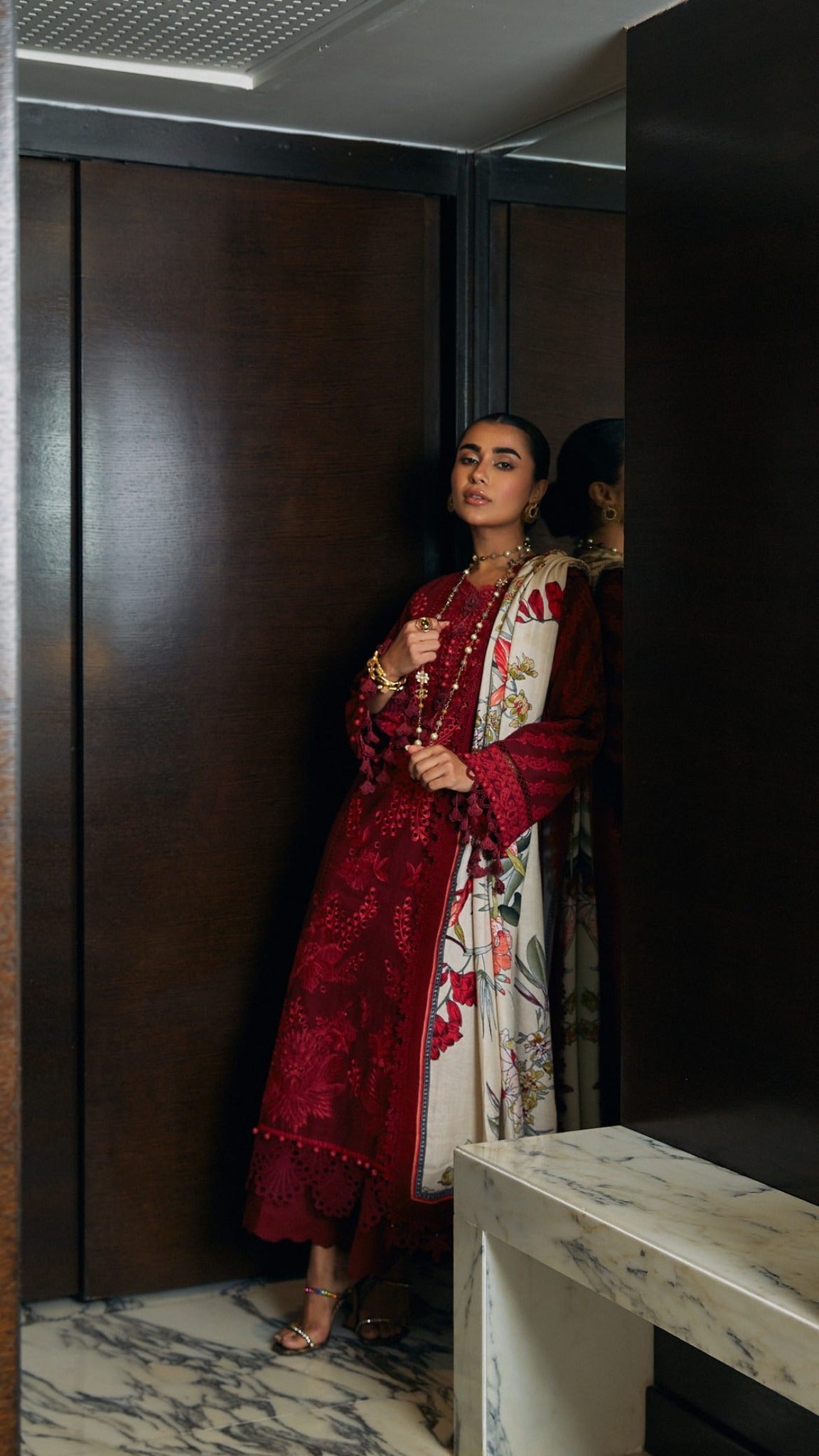 Muzlin By Sana Safinaz Stitched 3 Piece-Winter Collection