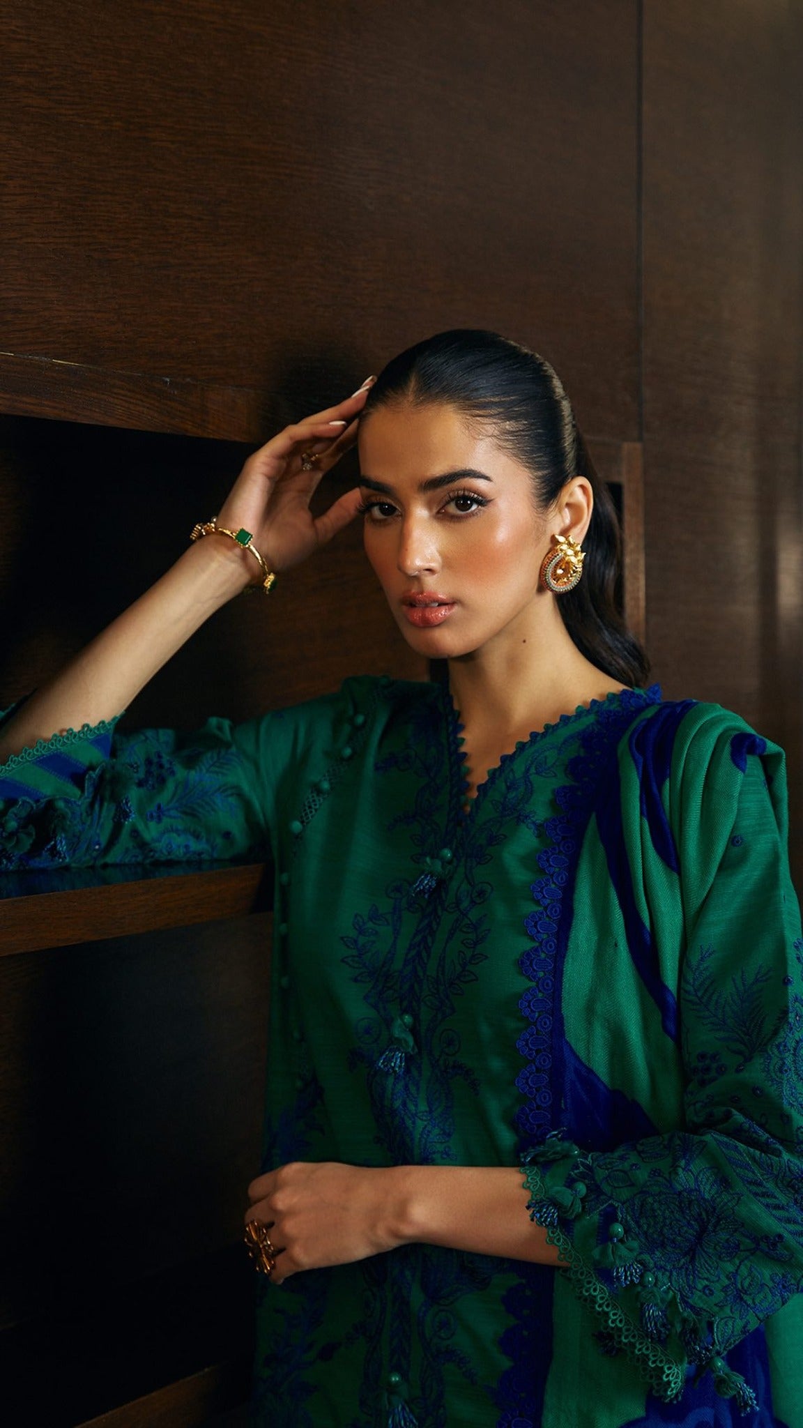 Muzlin By Sana Safinaz Stitched 3 Piece-Winter Collection